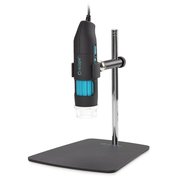 Amscope Q-Scope 10X-50X, 200X 2MP Handheld USB Digital Microscope w/ LED Light, Polarizer & Ball-Joint Stand QS-20200-P-MS10